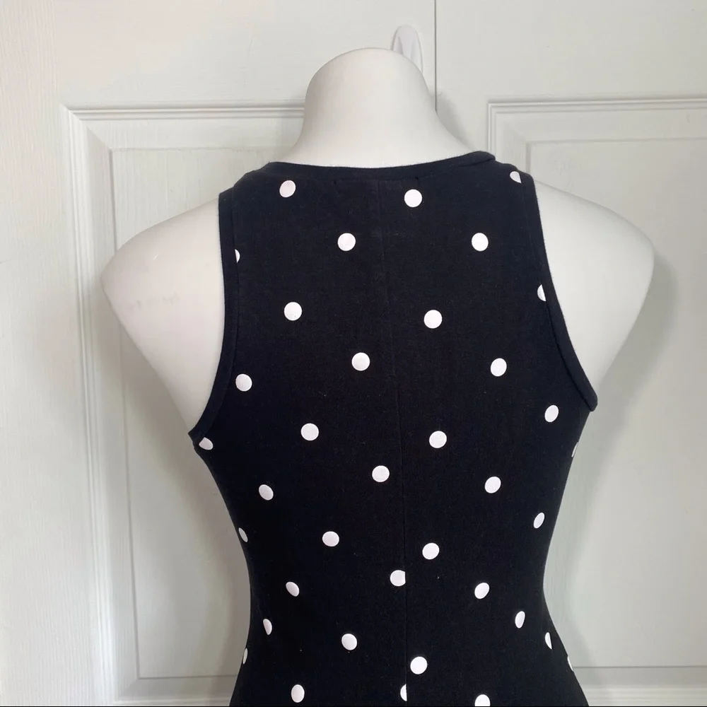 Derek Heart Polka-Dot Fitted Dress - Picture 5 of 8